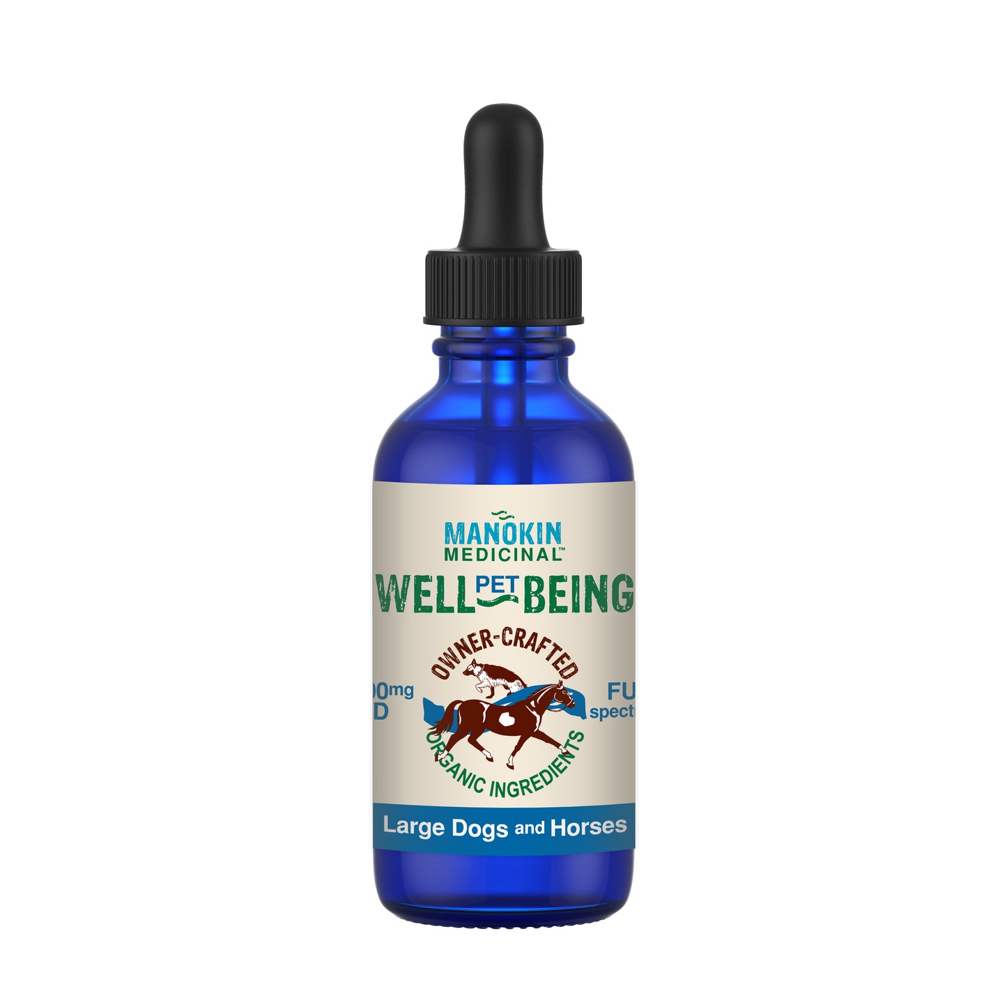 Well - Being 30 ml Tinctures for Large Dogs and Horses 1500mg