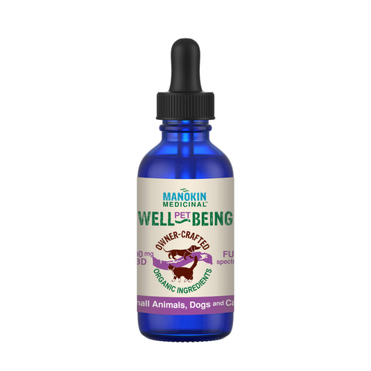 Well - Being 30ml Tinctures for Small Animals, Dogs and Cats 300mg